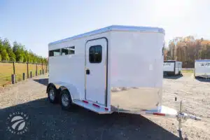 AFB270 2-Horse Slant with Dressing Room Horse Trailer