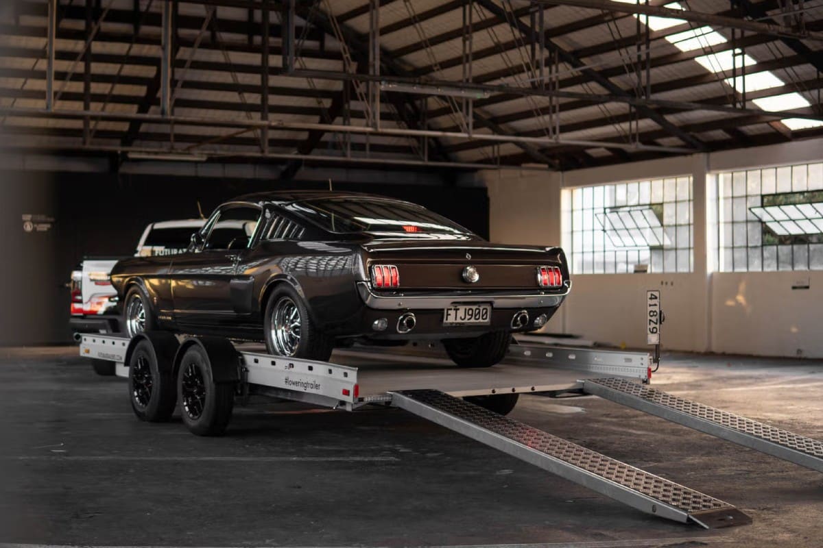 Futura Open Car Ramp Trailer