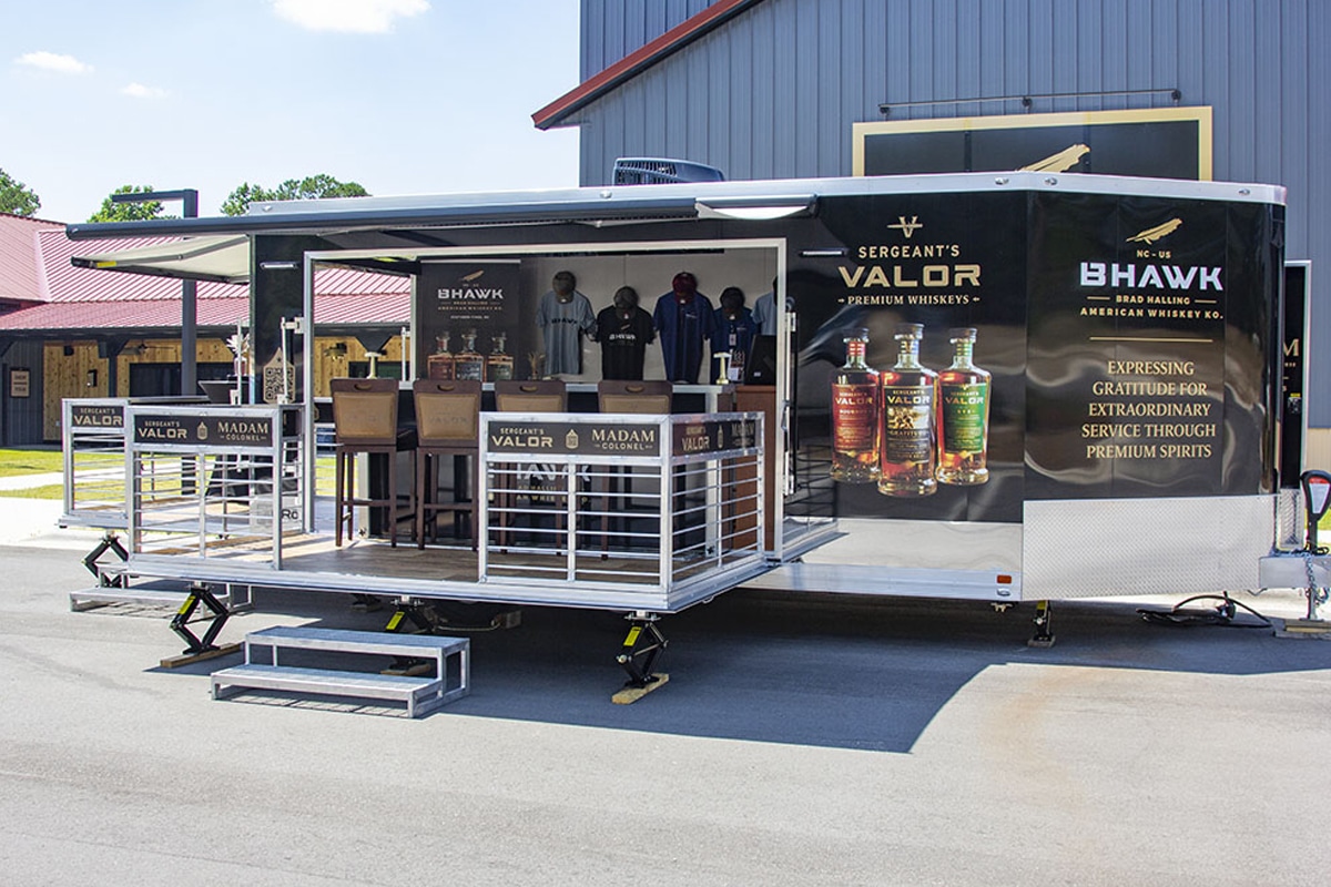 BHAWK Mobile Bar Trailer