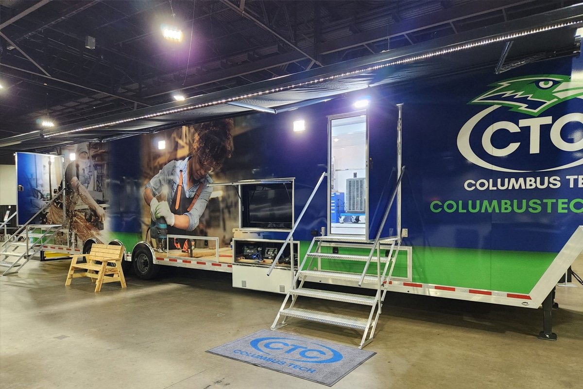 Columbus Tech College Carpentry Training Trailer